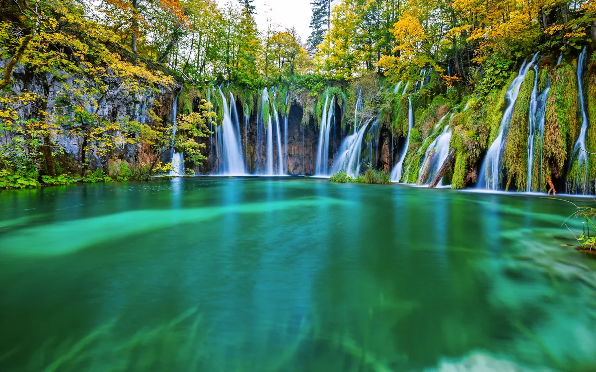 Nationalpark Plitvicer Seen in Dalmatien, Kroatien