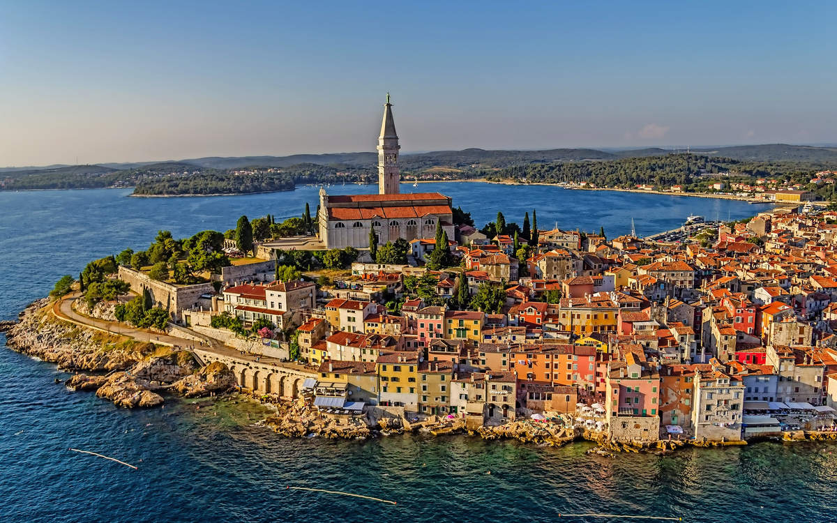 Luftaufnahme von Rovinj