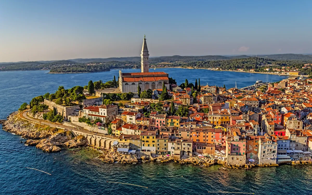 Luftaufnahme von Rovinj