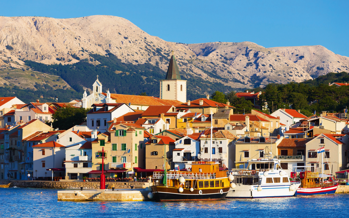 Baška auf der kroatischen Insel Krk