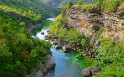 Morača Schlucht