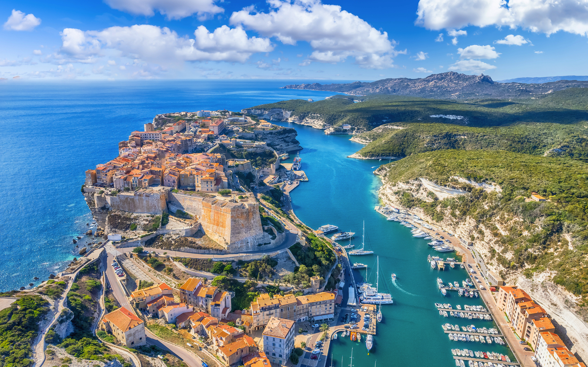 Bonifacio auf Korsika, Frankreich