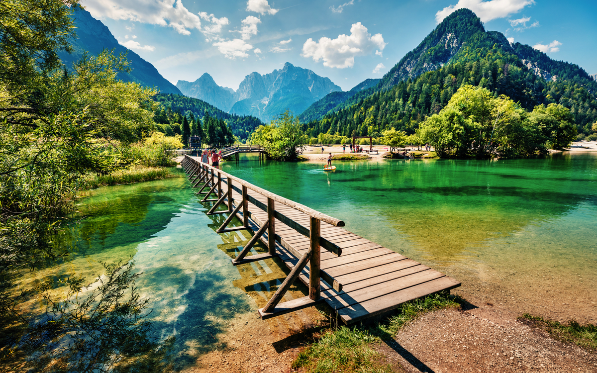 Jasna-See bei Kranjska Gora