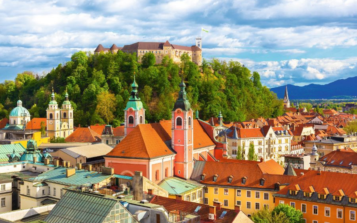 Panorama von Ljubljana