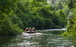 Rafting auf dem Fluss Cetina