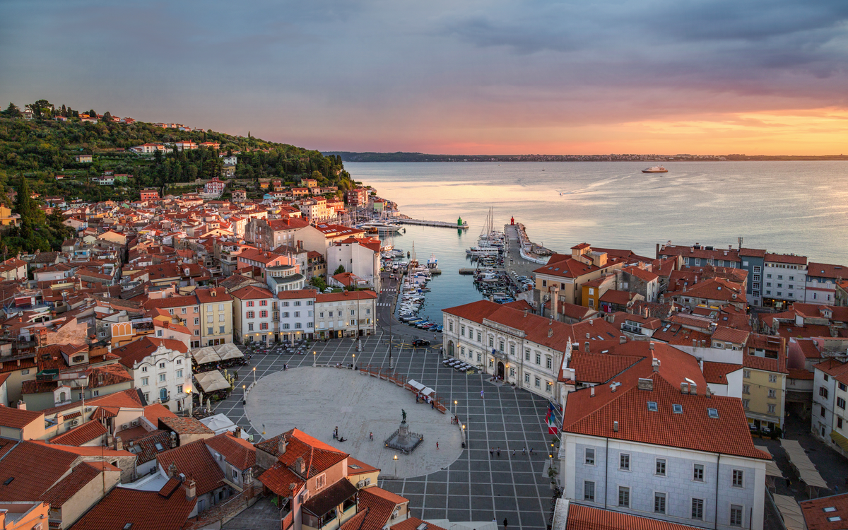 Piran an der slowenischen Adriaküste