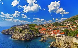 Dubrovnik an der Adriaküste in Dalmatien, Kroatien