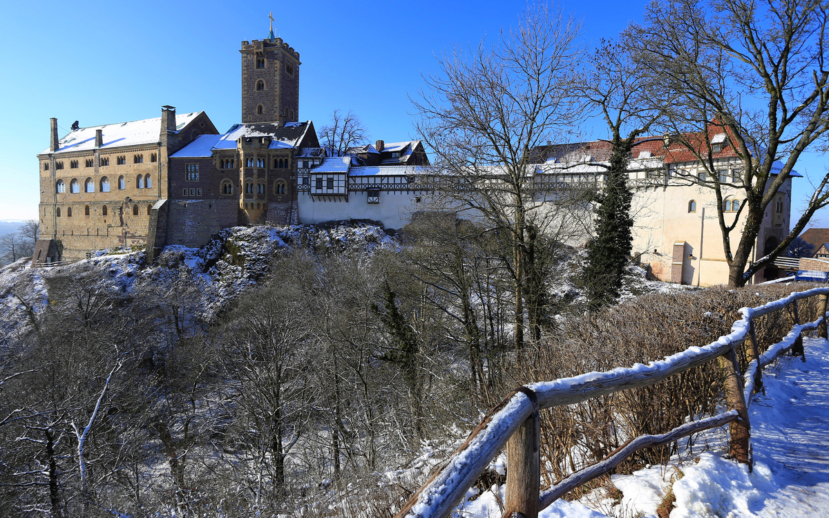 Wartburg im Winter