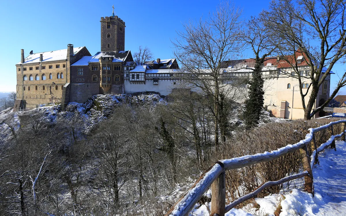 Wartburg im Winter