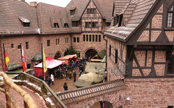 Weihnachtsmarkt auf der Wartburg,