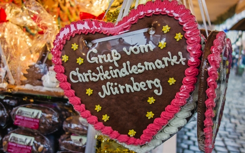 Christkindlesmarkt in Nürnberg, Deutschland