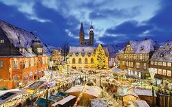 Weihnachtsmarkt in Goslar, Deutschland